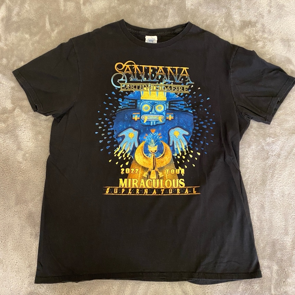 2022 Santana Earth Wind & Fire Tour T Shirt